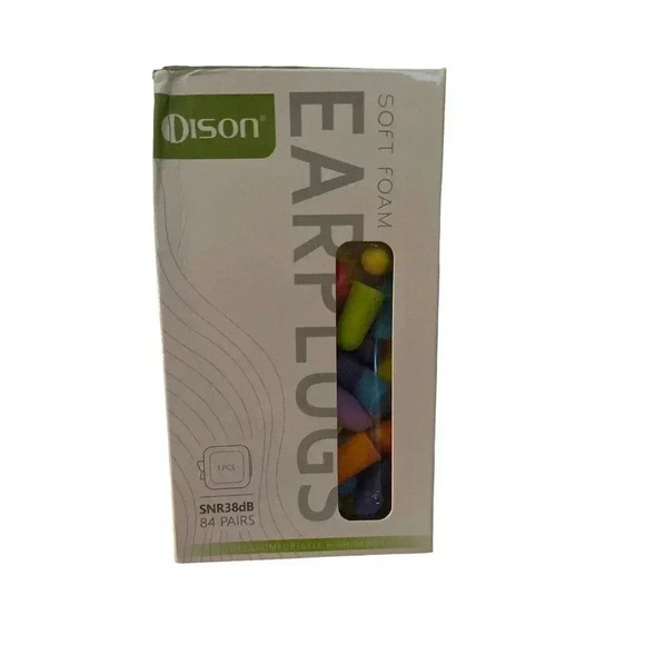 84 pairs Foam Ear Plugs by DISON (Bullet) - Picture 1 of 3
